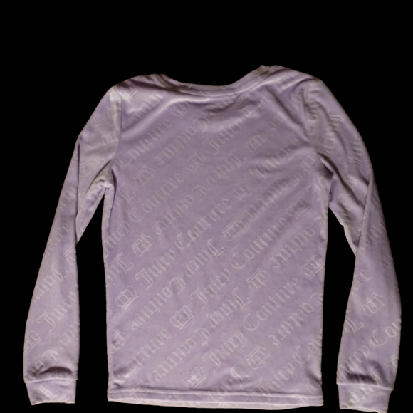 Girls Light Lavender Purple Juicy Couture Pajama Set Size 12 - Picture 2 of 5